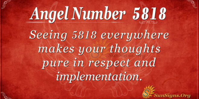 5818 angel number