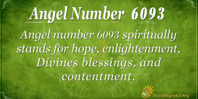 6093 angel number