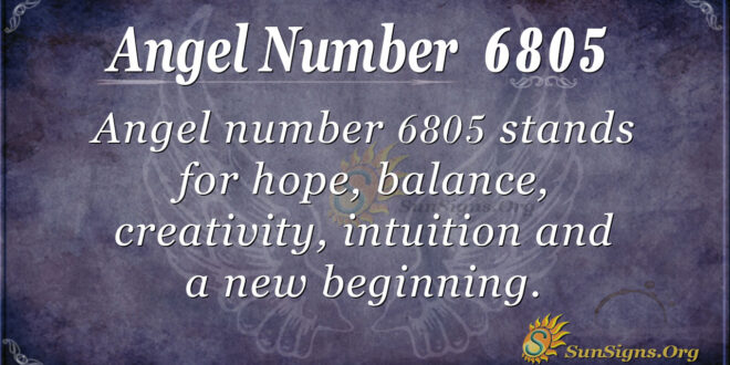 6805 angel number