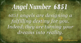 6851 angel number