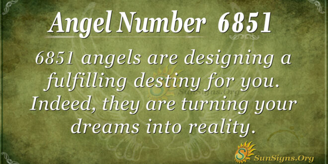 6851 angel number