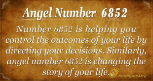 6852 angel number