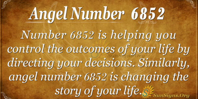 6852 angel number