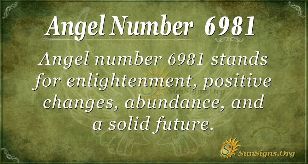 6981 angel number