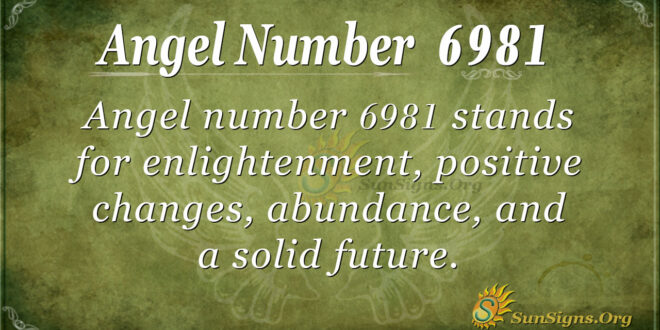 6981 angel number