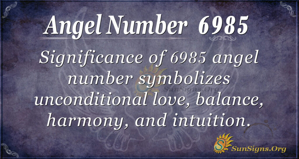 6985 angel number
