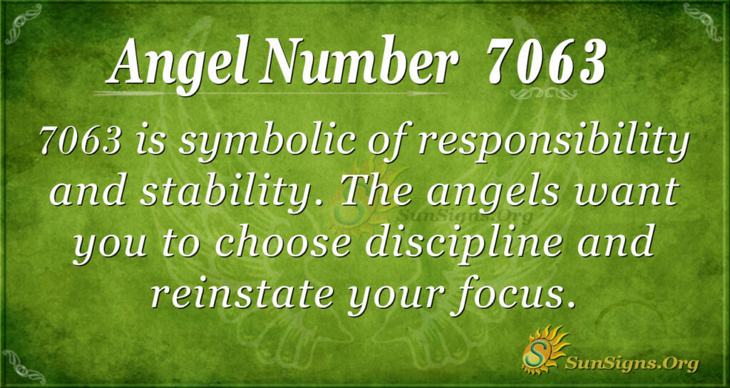 7063 angel number