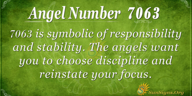 7063 angel number