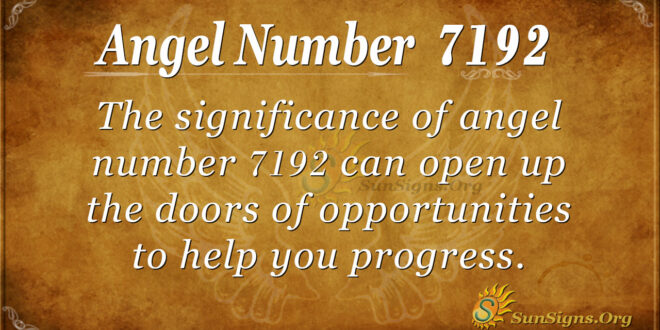 7192 angel number