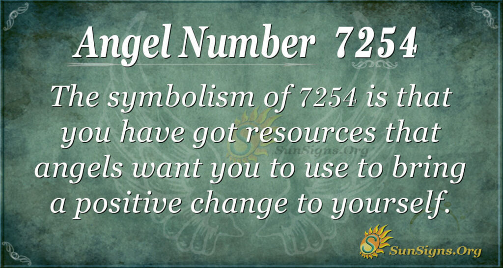 7254 angel number