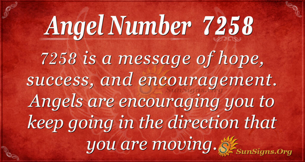 7258 angel number