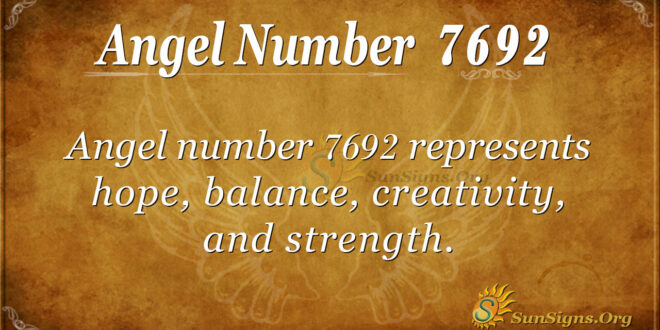 7692 angel number