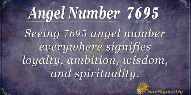 7695 angel number
