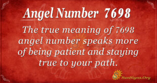 7698 angel number