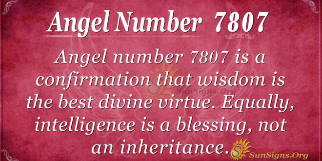 7807 angel number