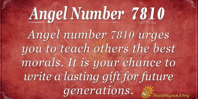 7810 angel number