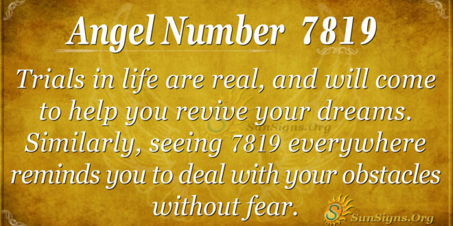 7819 angel number