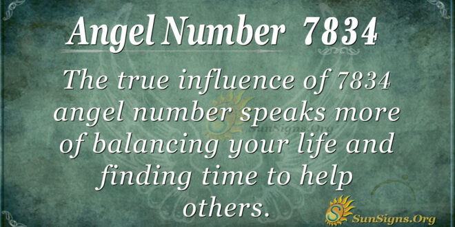 7834 angel number