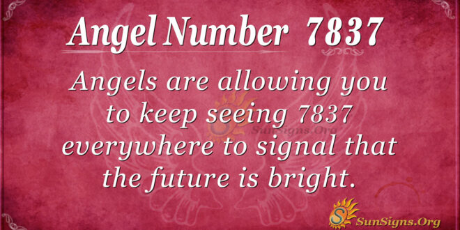 7837 angel number