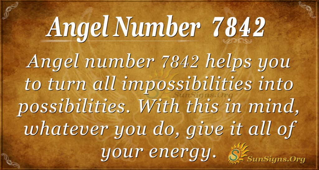 7842 angel number