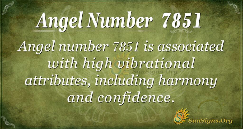7851 angel number