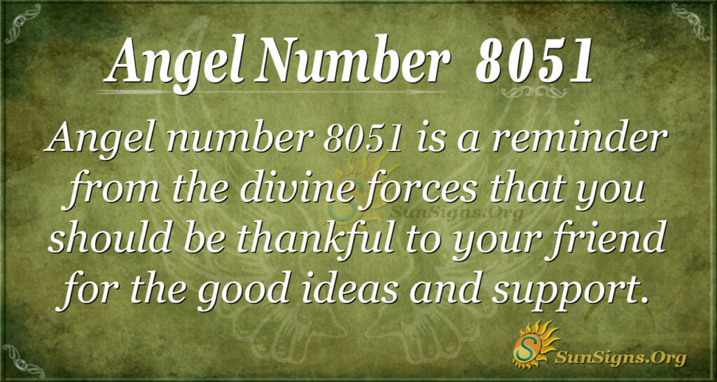 8051 angel number