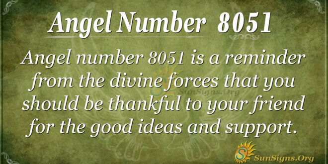 8051 angel number