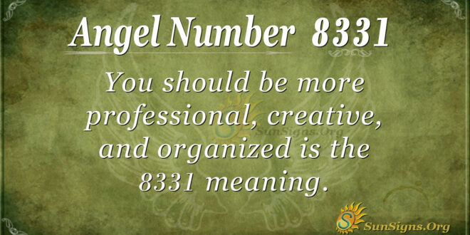 8331 angel number