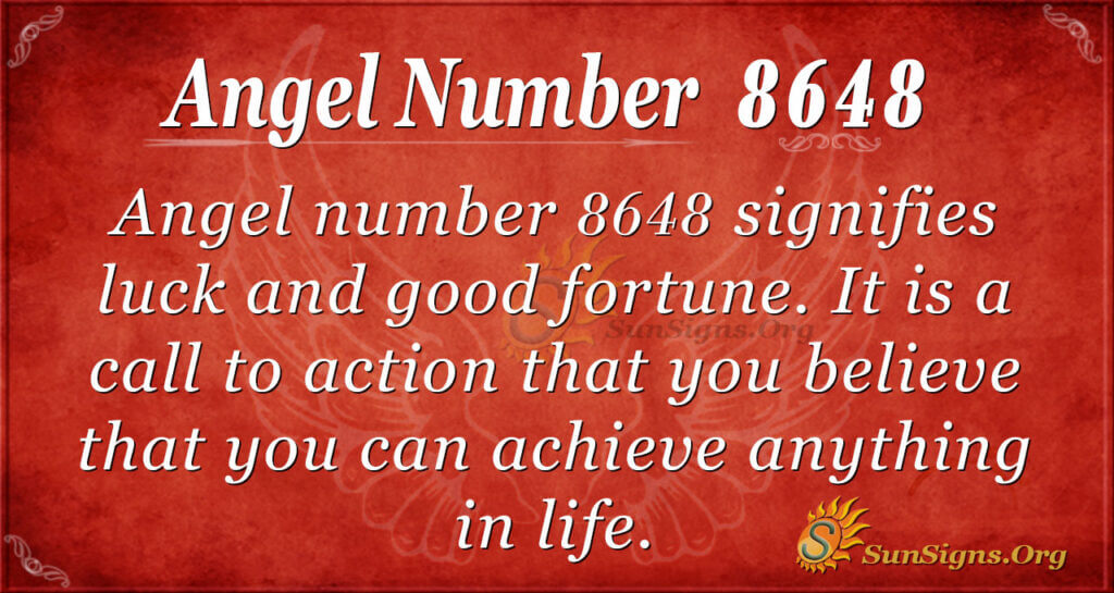 8648 angel number