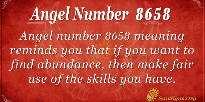 8658 angel number