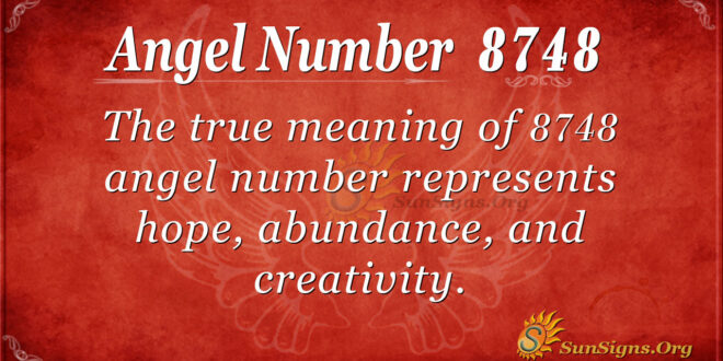 8748 angel number