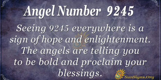 9245 angel number