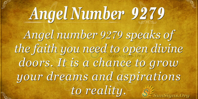 9279 angel number