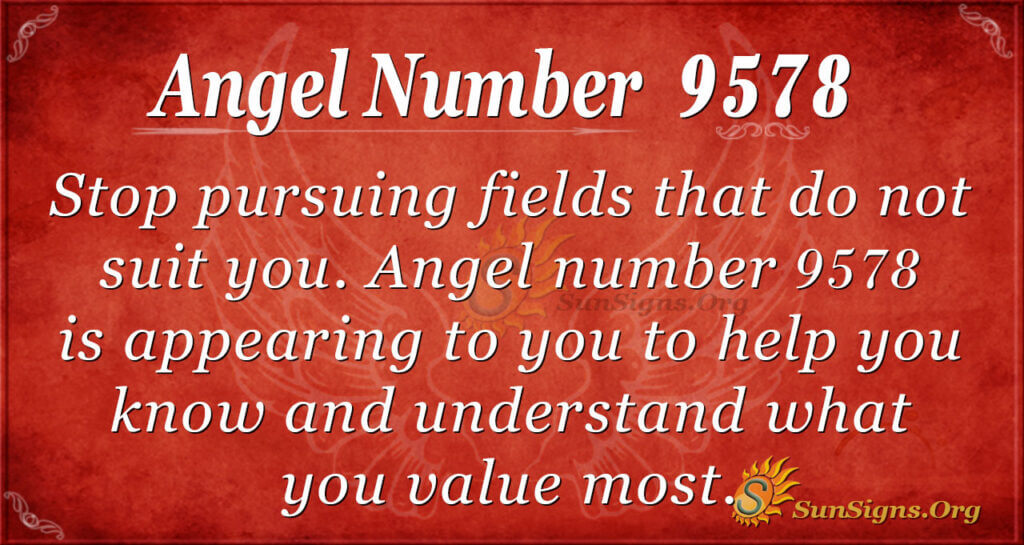 9578 angel number