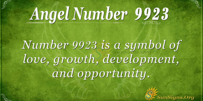 9923 angel number