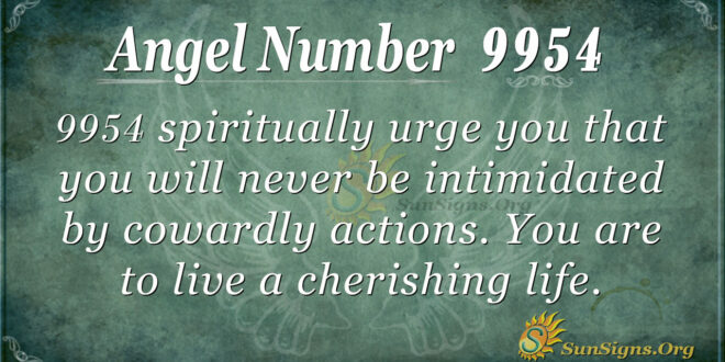 9954 angel number