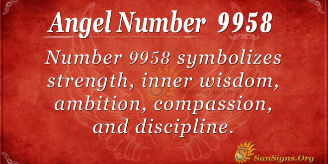 9958 angel number