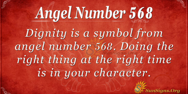 Angel Number 568