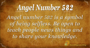 Angel Number 582