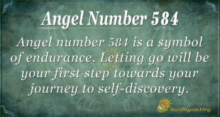 Ange Number 584