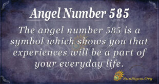 Angel Number 585