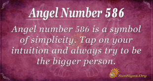 Angel Number 586