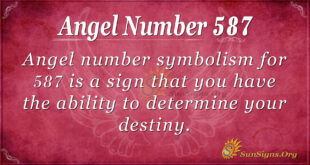 Angel Number 587