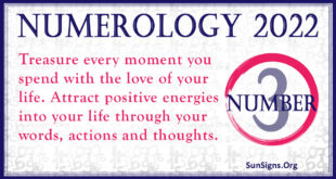 numerology number 3 2022
