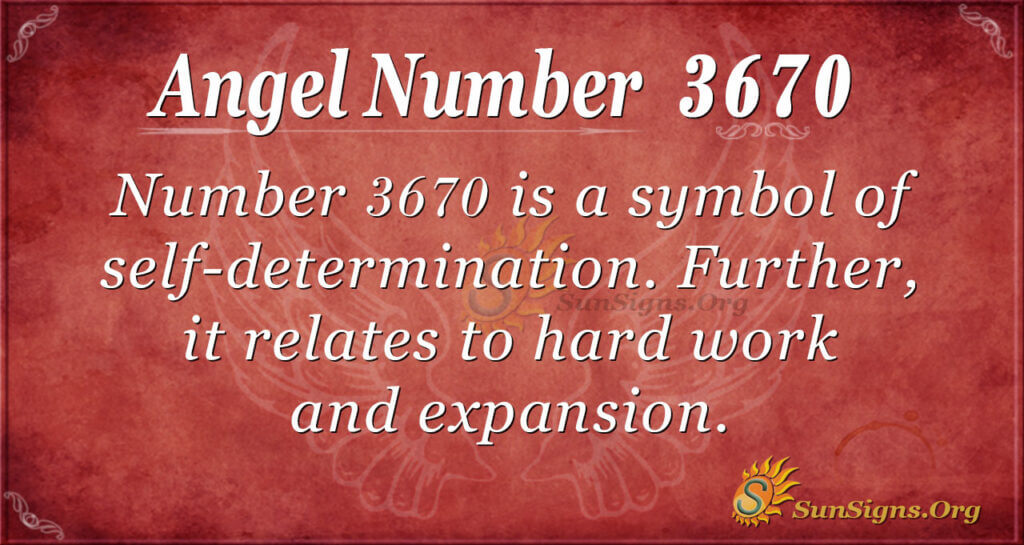 3670 angel number