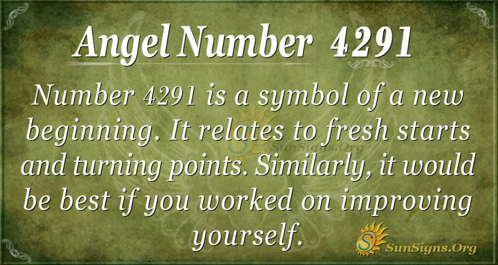 4291 angel number