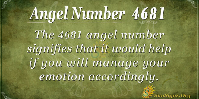 4681 angel number