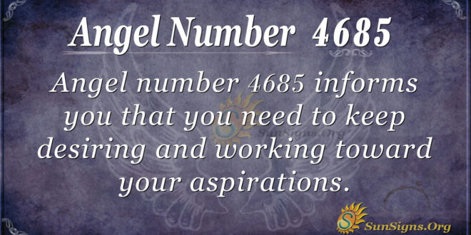 4685 angel number
