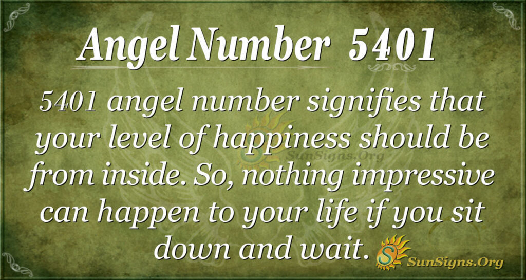 5401 angel number