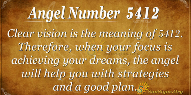 5412 angel number